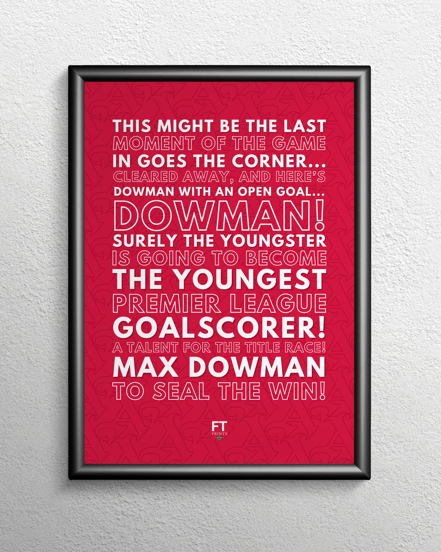 Max Dowman - The youngest Premier League goalscorer! (White)