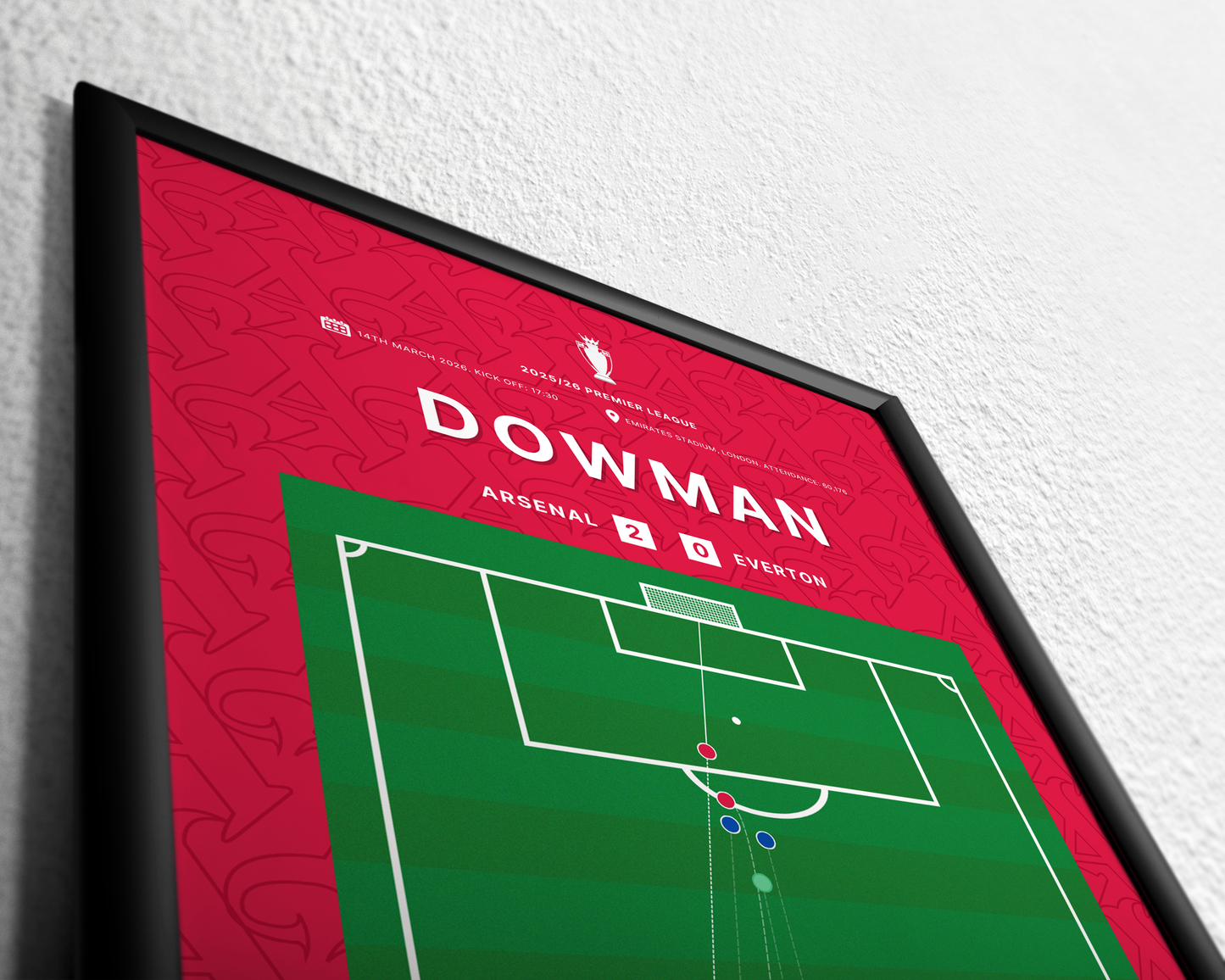 Dowman's goal vs. Everton