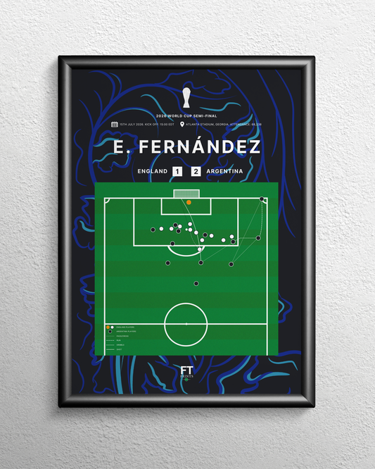 Fernández' goal vs. England