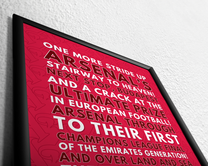 Arsenal - Next stop, Budapest! (Burgundy)