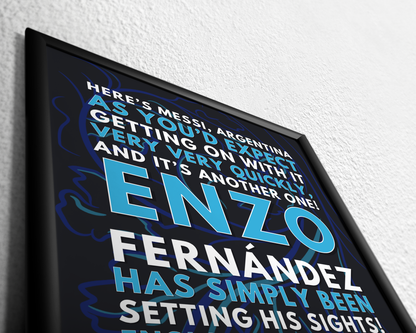 Enzo Fernández - England's resistance broken!