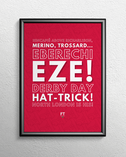 Eberechi Eze - Derby day hat-trick! (White)