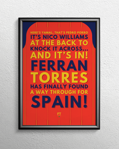 Ferran Torres - A way through for Spain!