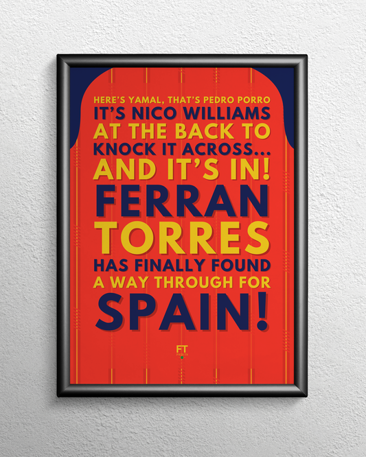 Ferran Torres - A way through for Spain!
