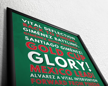 Santiago Giménez - Gold Cup glory! Mexico lead!