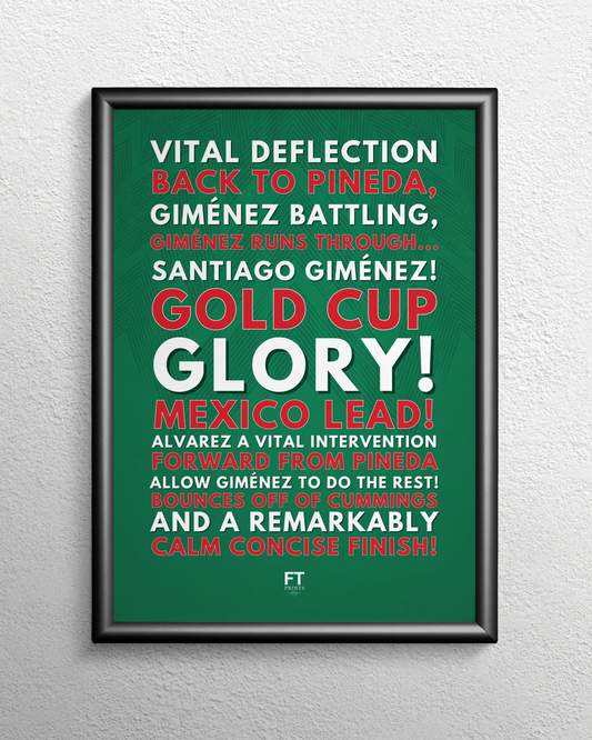 Santiago Giménez - Gold Cup glory! Mexico lead!