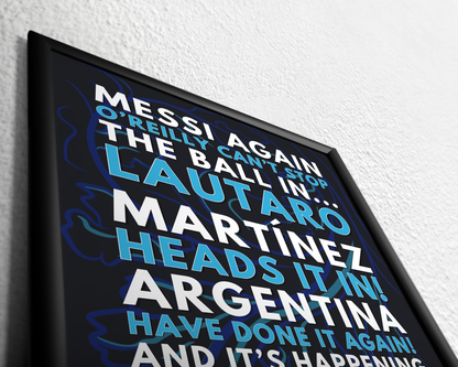 Lautaro Martínez - Argentina have done it again!