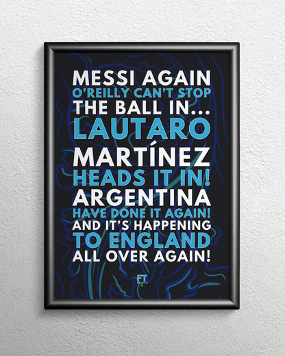 Lautaro Martínez - Argentina have done it again!