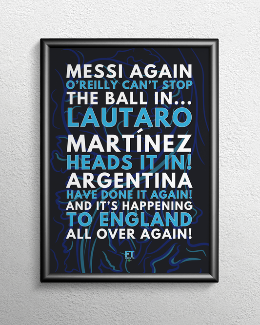 Lautaro Martínez - Argentina have done it again!