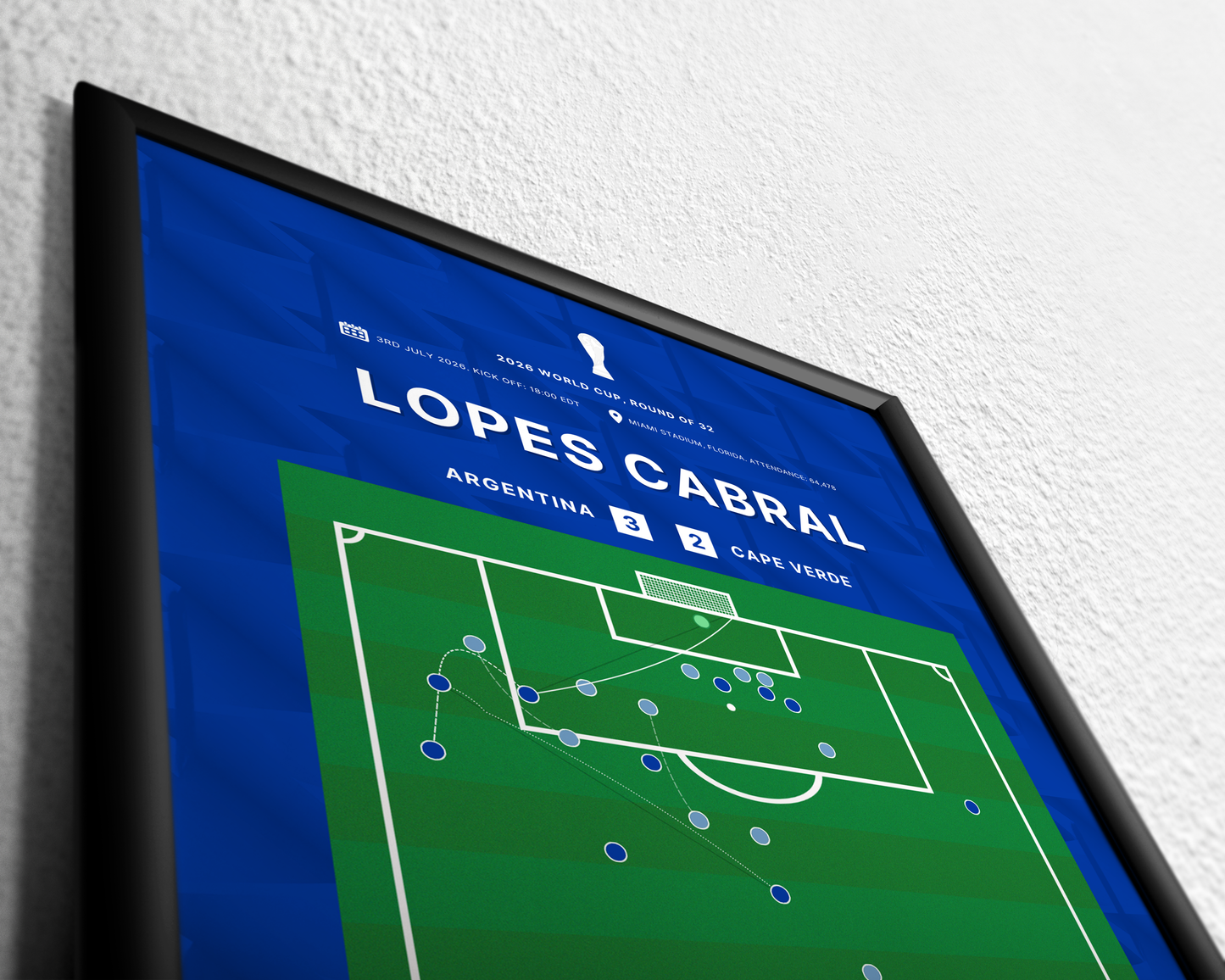 Lopes Cabral's goal vs. Argentina