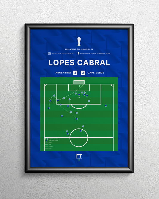 Lopes Cabral's goal vs. Argentina