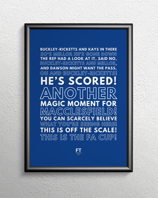 Isaac Buckley-Ricketts - Another magic moment for Macclesfield!