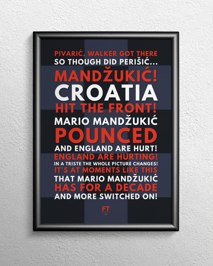 Mario Mandžukić - Croatia hit the front!