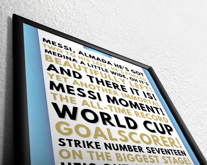 Lionel Messi - The all-time record World Cup goalscorer!