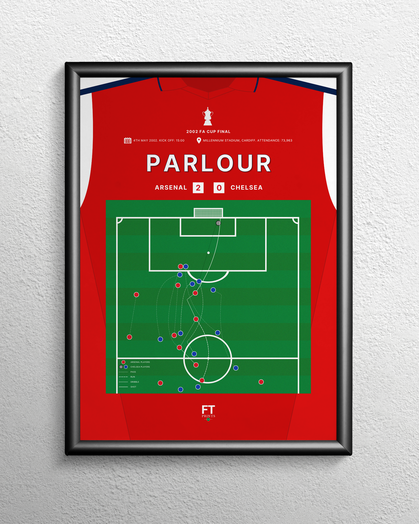 Parlour's goal vs. Chelsea