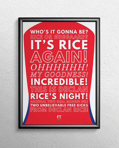 Declan Rice - It's Rice again! Ohhhhh! My goodness!