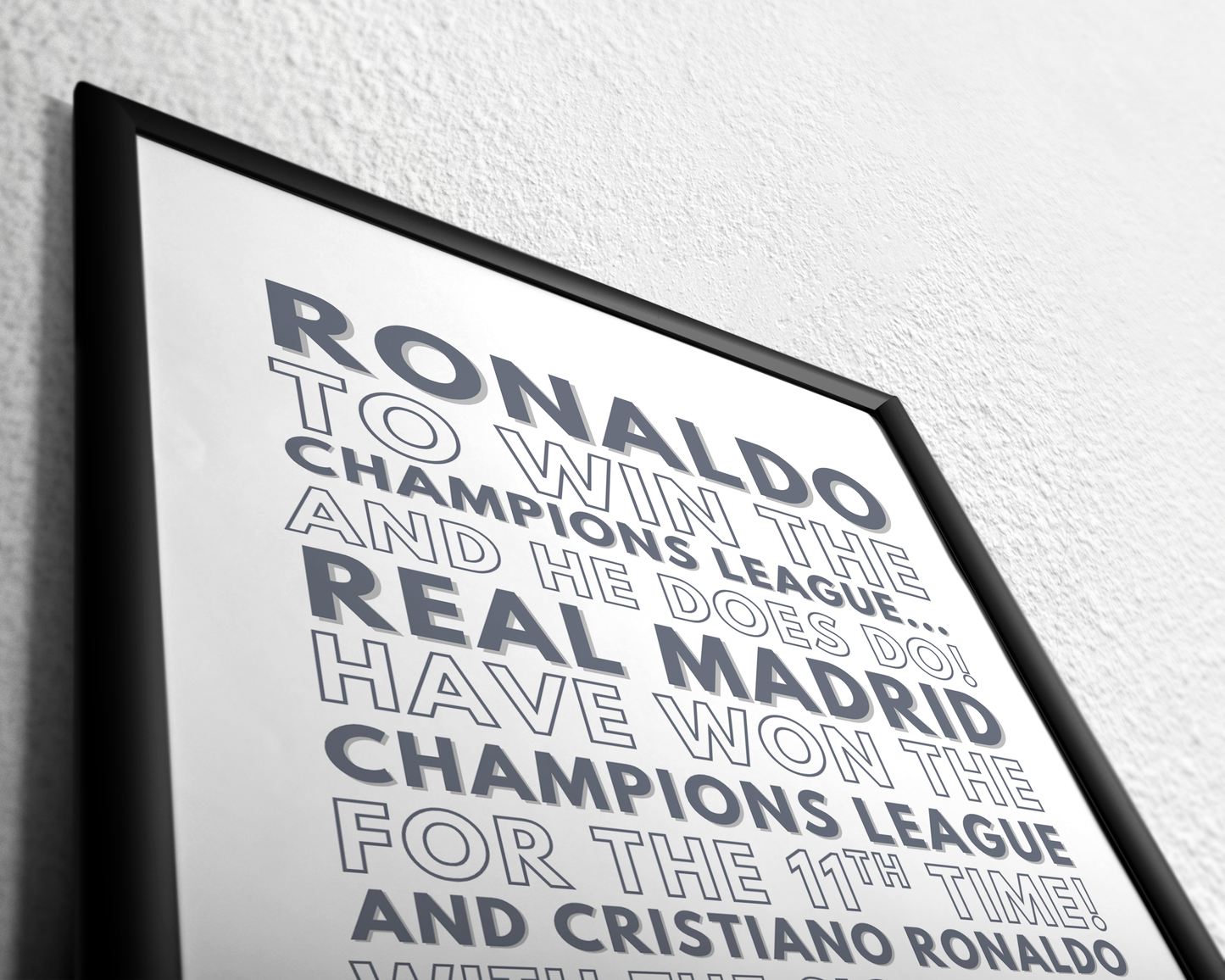 Cristiano Ronaldo - To win the Champions League... And he does do!