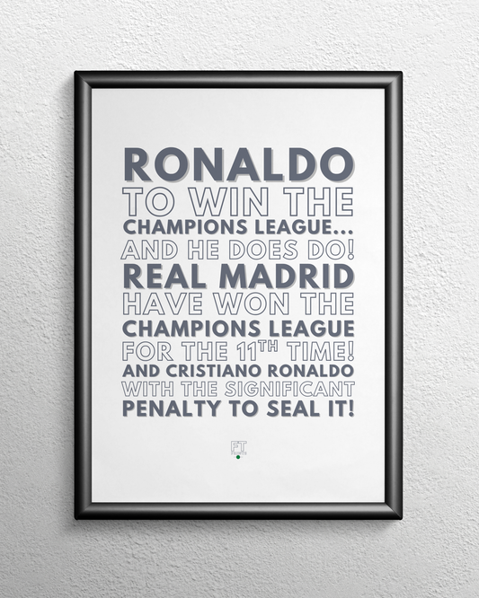 Cristiano Ronaldo - To win the Champions League... And he does do!