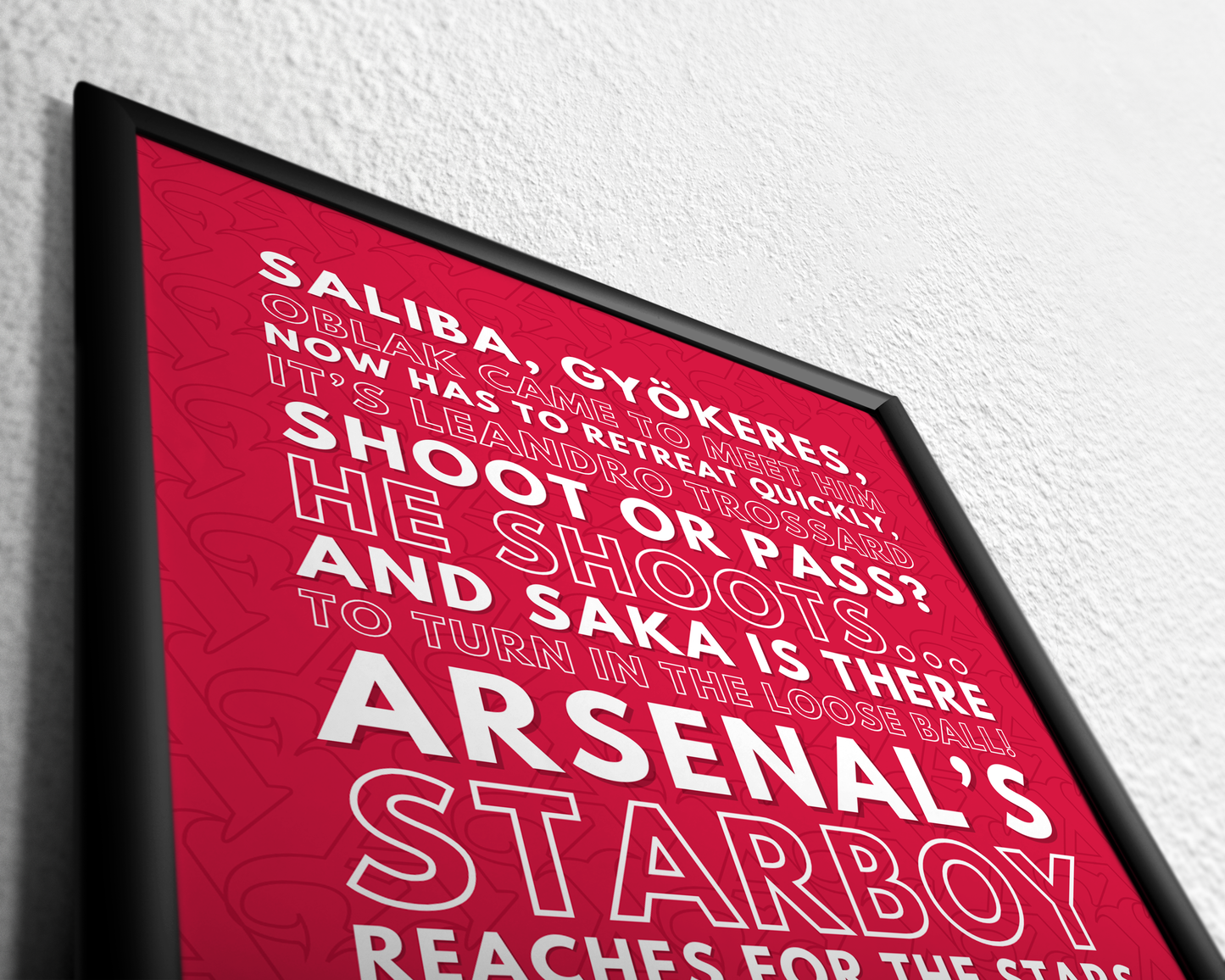 Bukayo Saka - Arsenal take a giant stride towards the Champions League final! (White)