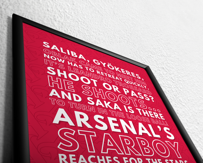 Bukayo Saka - Arsenal take a giant stride towards the Champions League final! (White)