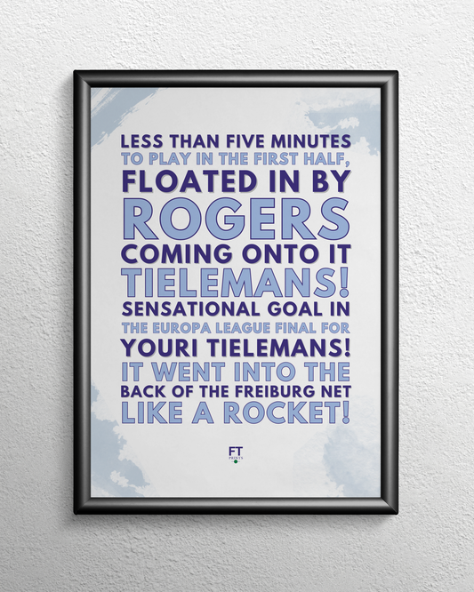 Youri Tielemans - Sensational goal in the Europa League final!