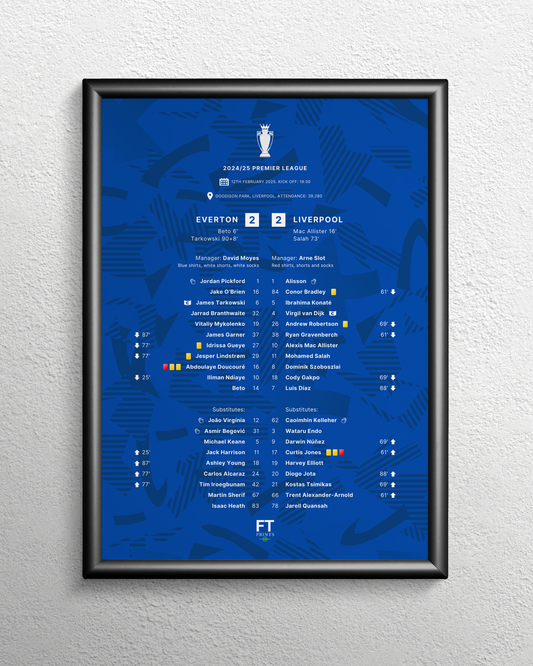 Everton 2-2 Liverpool