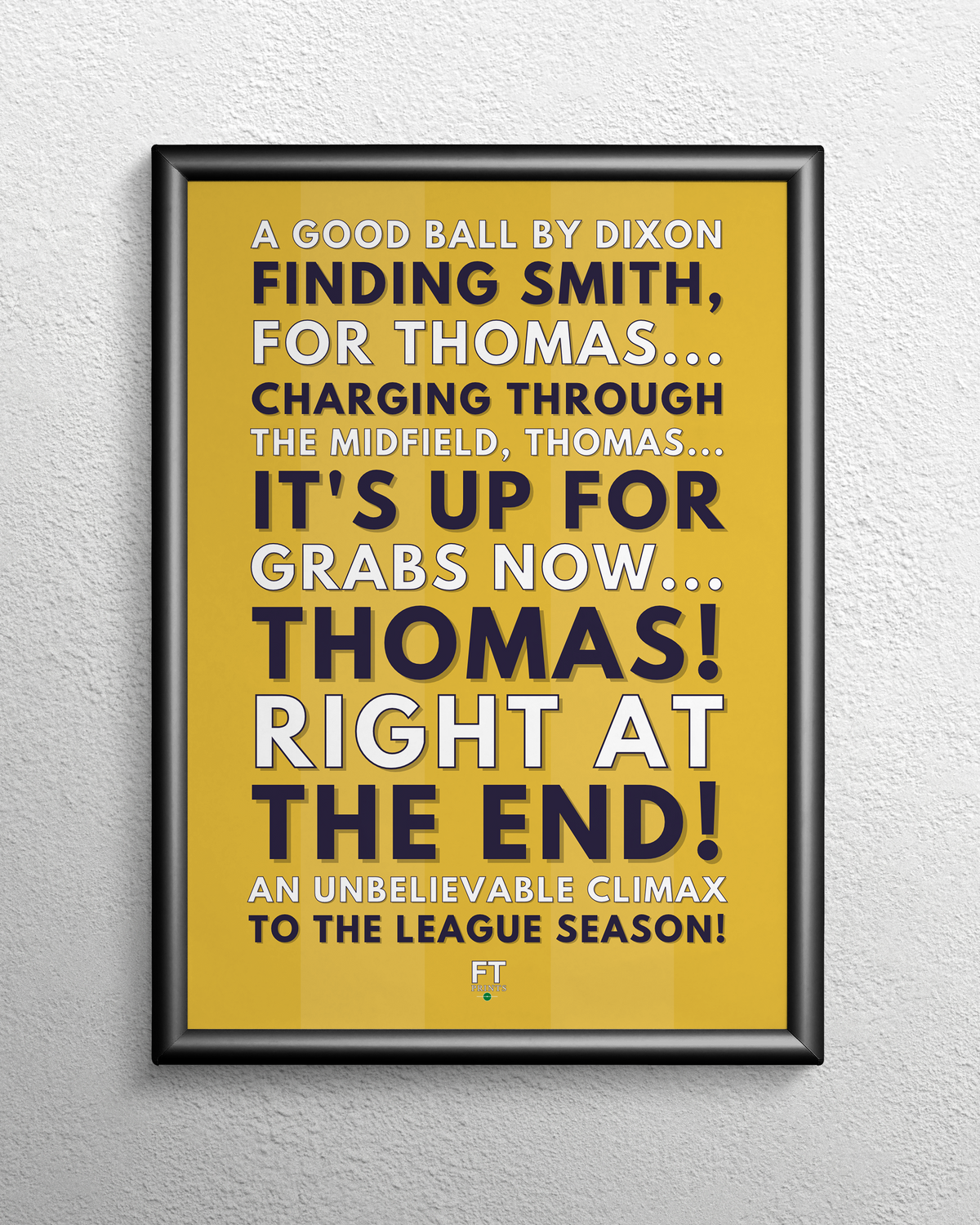 Michael Thomas - It's up for grabs now! - Yellow