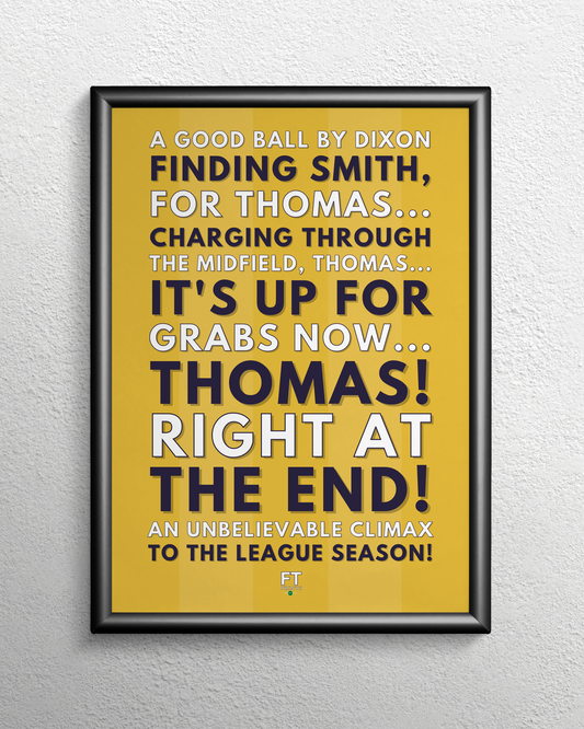 Michael Thomas - It's up for grabs now! - Yellow
