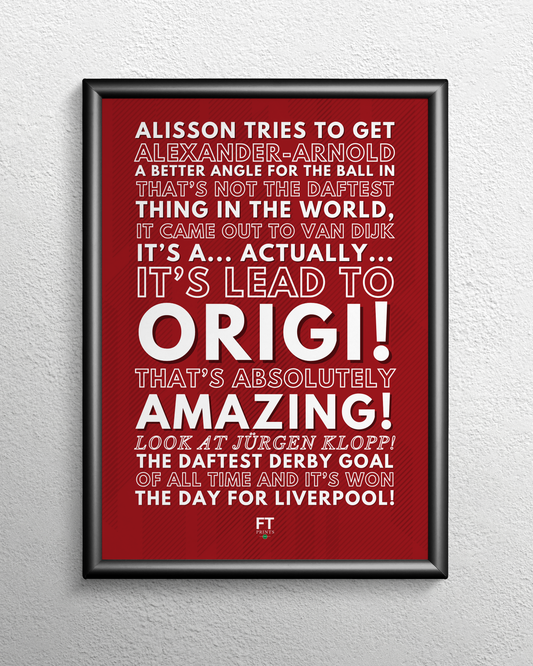 Divock Origi - The daftest derby goal of all time!