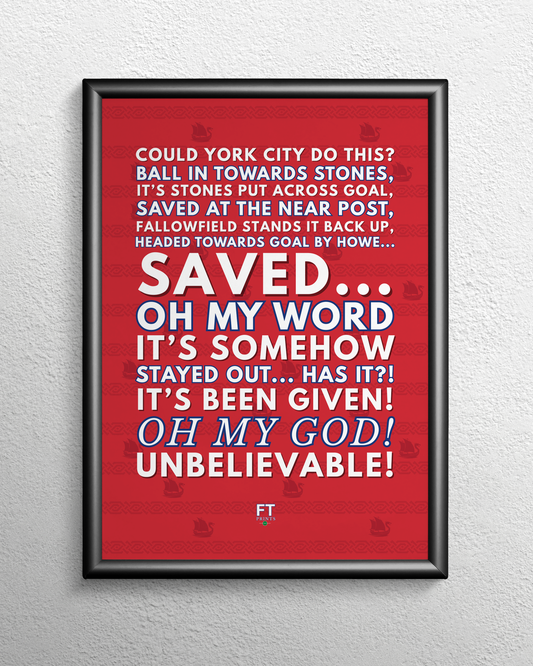 Josh Stones - It's been given! Oh my God! Unbelievable!